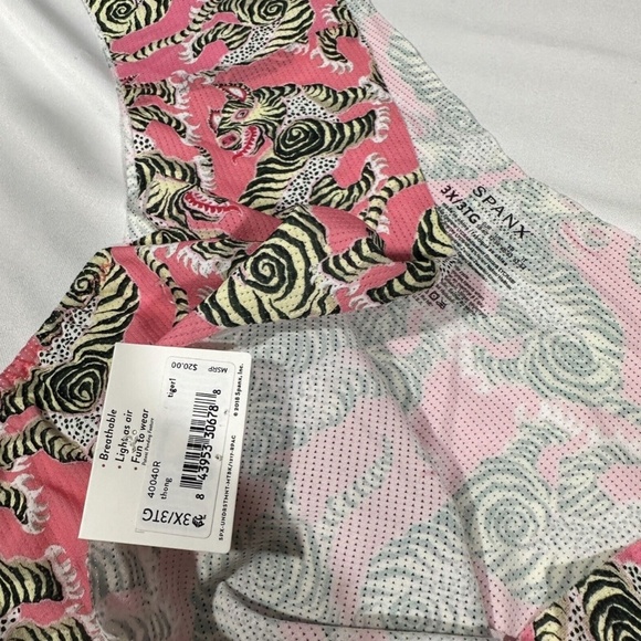 NWT $40 Spanx [ PLUS 3X ] Breathable Under Statements‎ Thong in Dog & Zebra - Picture 14 of 16